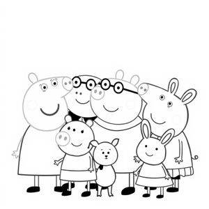 Kolorowanka Peppa Pig