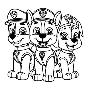 Kolorowanka Psi Patrol