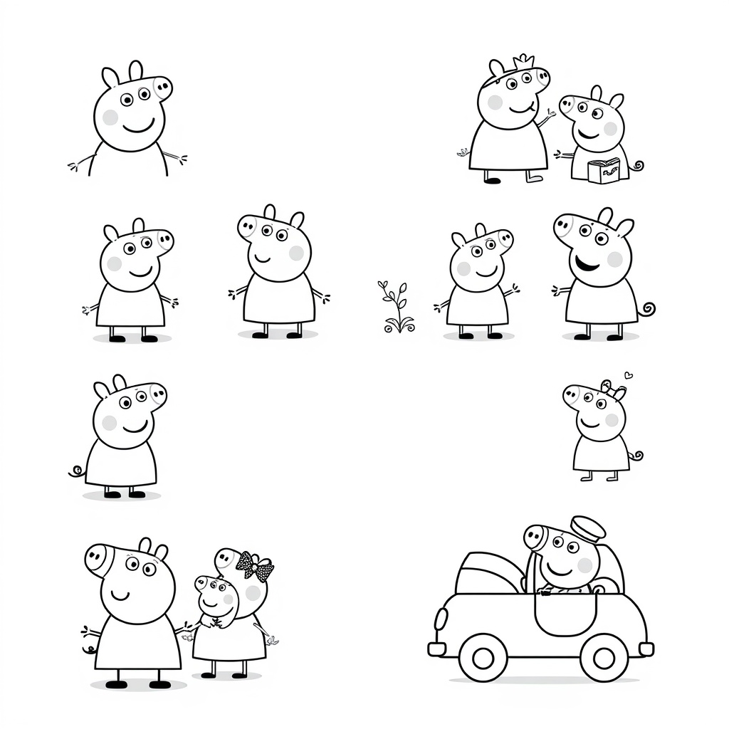 Kolorowanka Peppa Pig