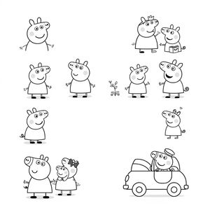 Kolorowanka Peppa Pig