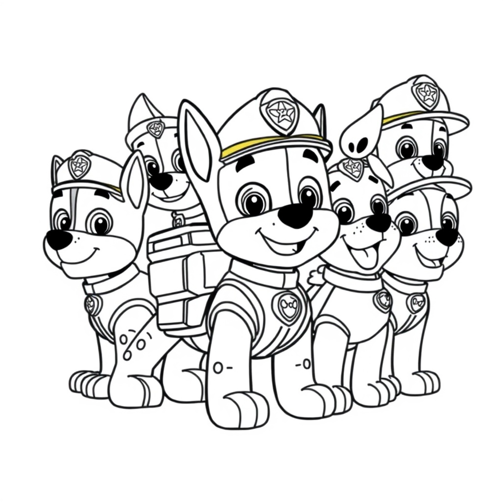 PAW Patrol Coloring Page