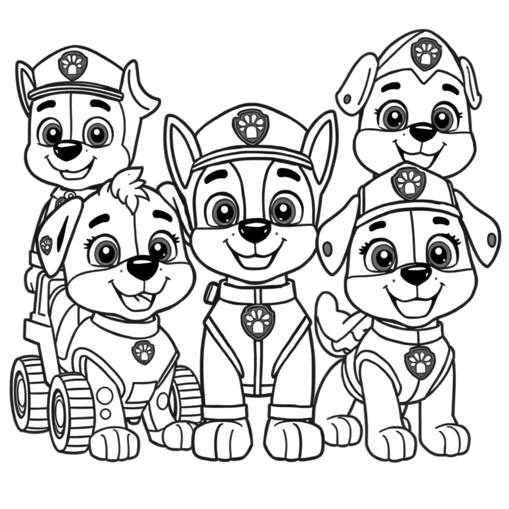 Coloring Book: PAW Patrol