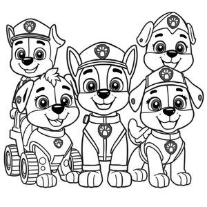 Coloring Book: PAW Patrol