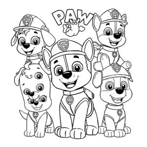 PAW Patrol Guardians Coloring Book