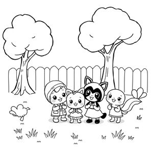 Przygody Bluey: Kolorowanka dla Dzieci