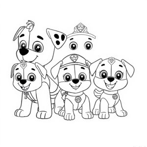 Coloring Book: PAW Patrol