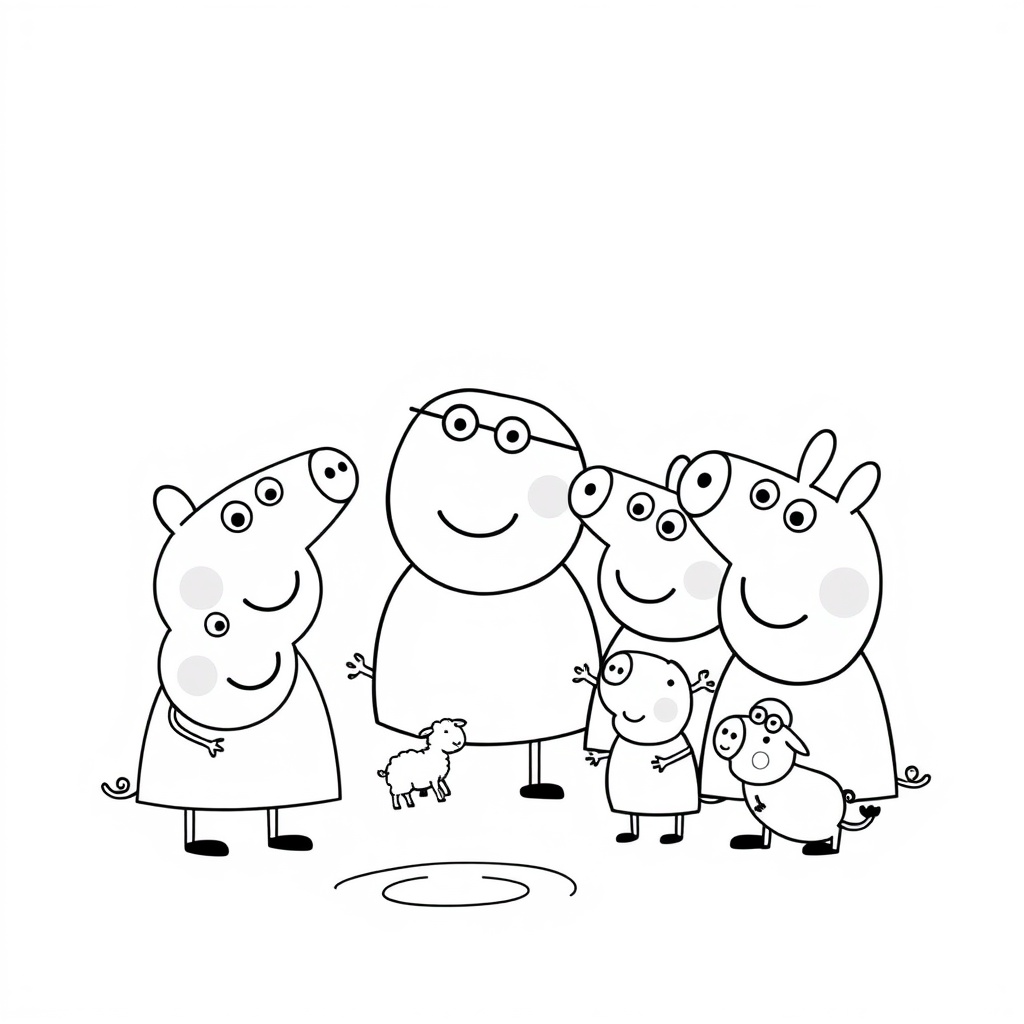 Kolorowanka Peppa Pig