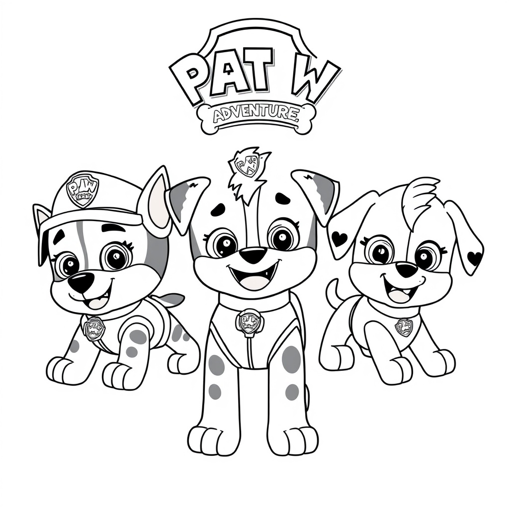 Psi Patrol: Kolorujemy Przygody