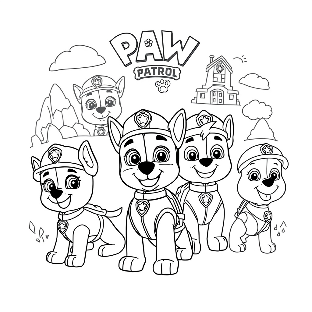 PAW Patrol Coloring Book