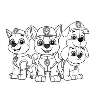 Kolorowanka PAW Patrol