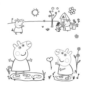 Przygody Peppy - Kolorowanka