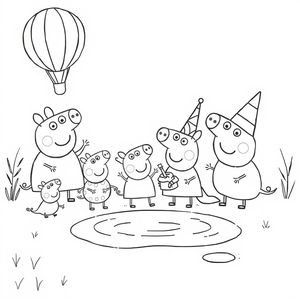 Peppa Pig Coloring Book