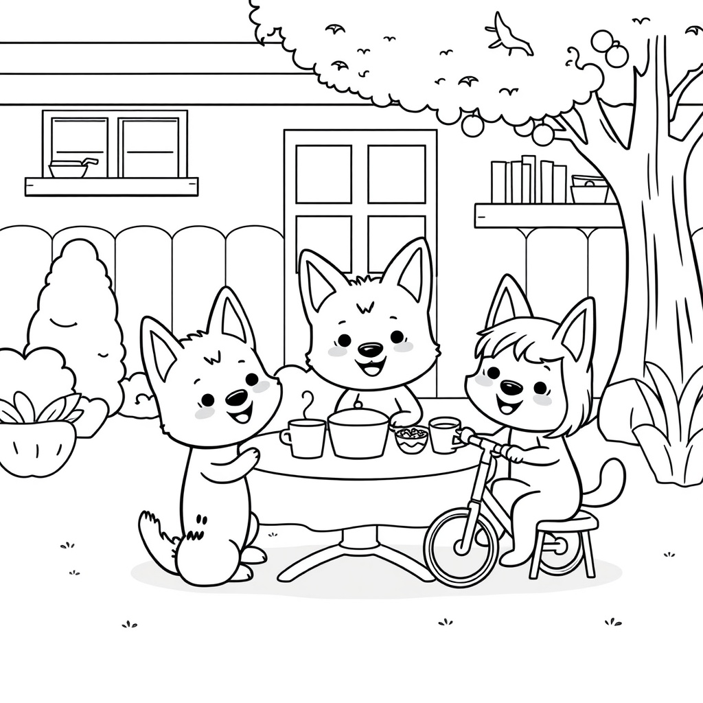 Bluey Coloring Book