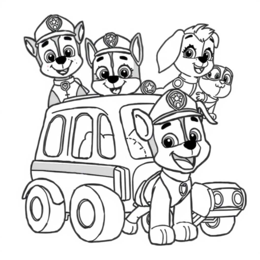 PAW Patrol Coloring Book