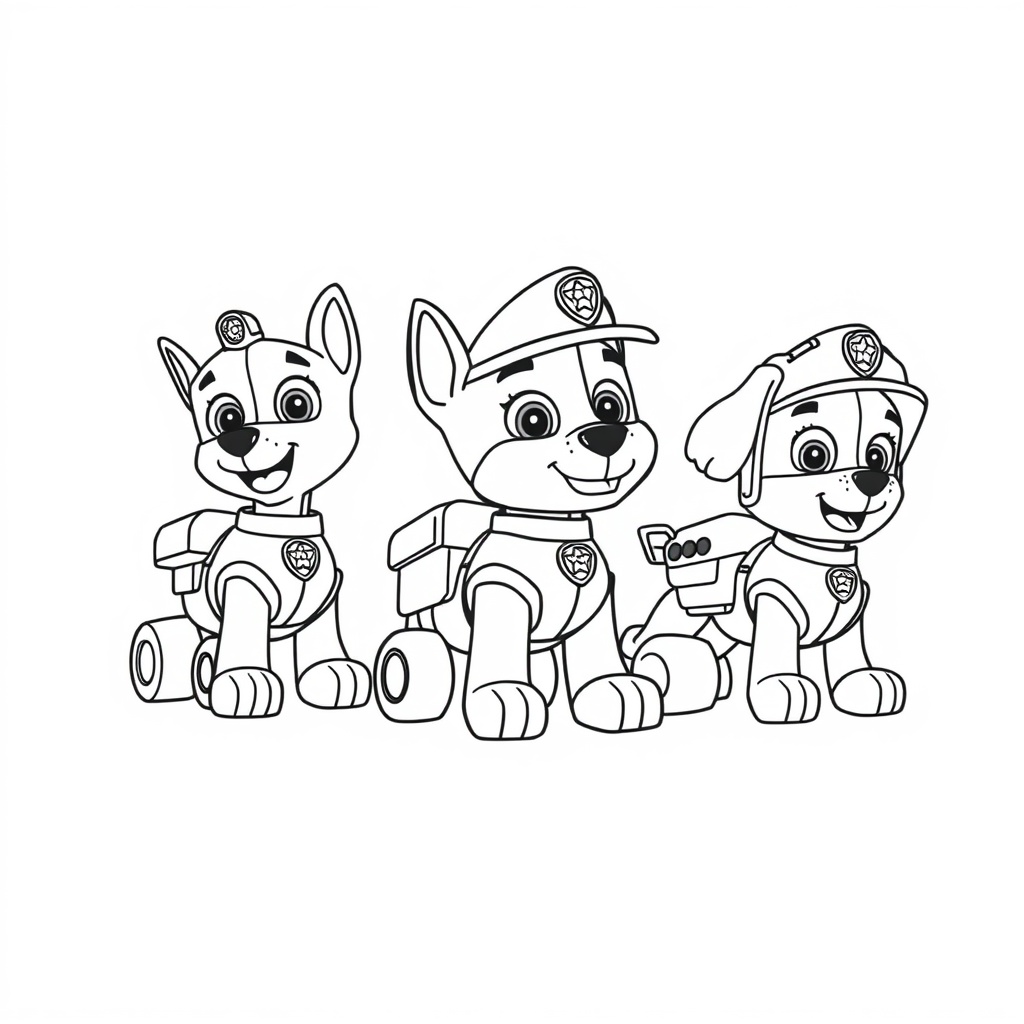 Psi Patrol Kolorowanka Akcji