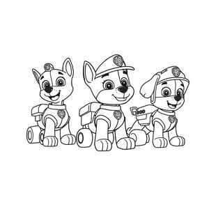 Psi Patrol Kolorowanka Akcji