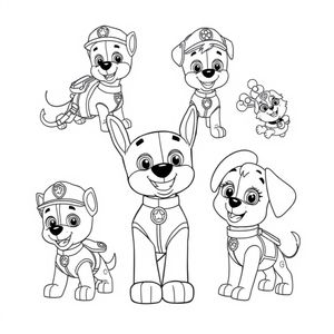 Coloring Book: Adventures of Paw Patrol