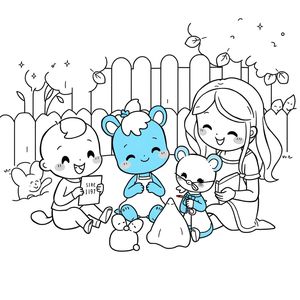 Bluey - Family Adventure Coloring Book