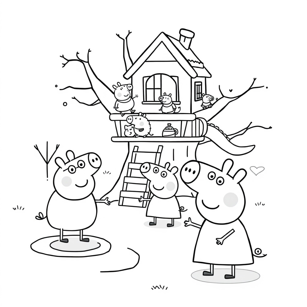 Kolorowanka Peppa Pig