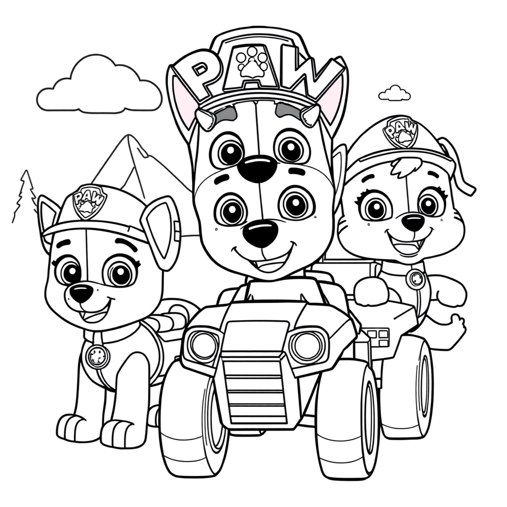Kolorowanka PAW Patrol
