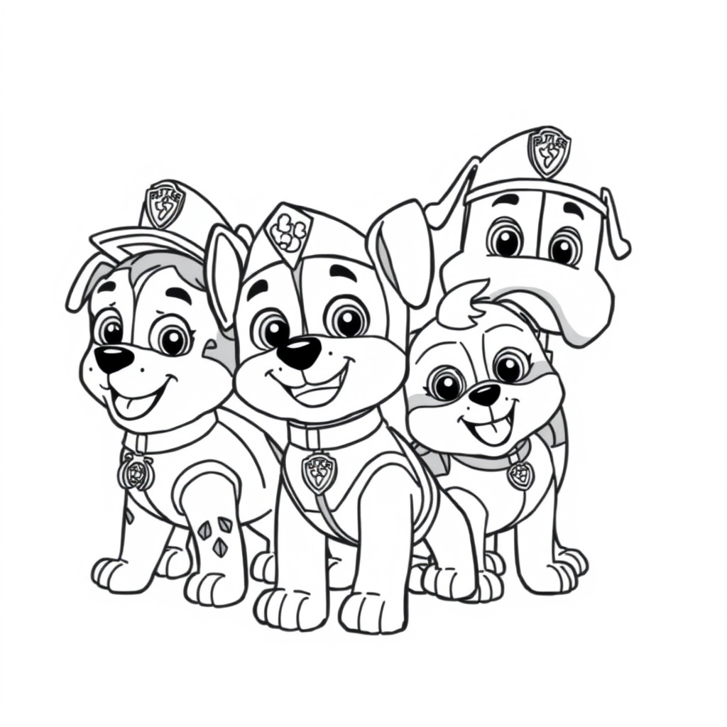Libro para Colorear de la Patrulla Canina