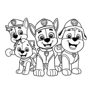 Kolorowanka: Psi Patrol