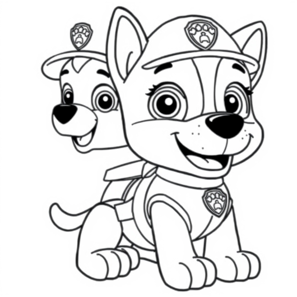 Kolorowanka Psi Patrol