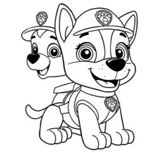 Kolorowanka Psi Patrol