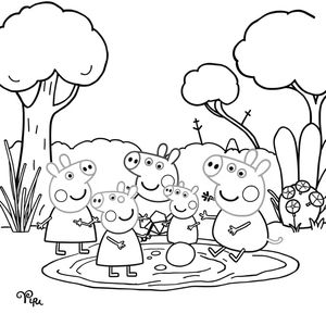 Kolorowanka Peppa Pig