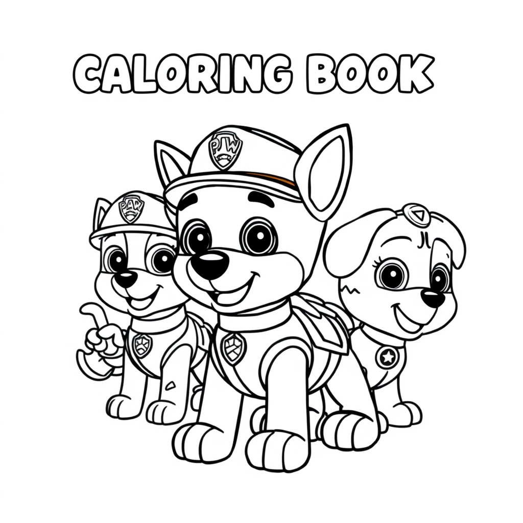 PAW Patrol Coloring Book