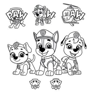 Psi Patrol: Kolorowanka Pełna Przygód