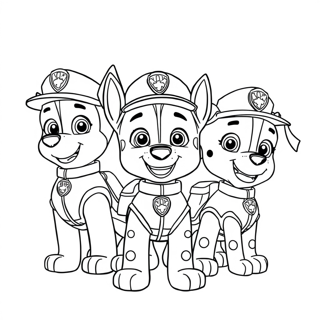 Libro para Colorear de PAW Patrol