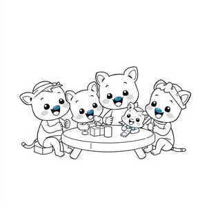 Coloring Book: Bluey