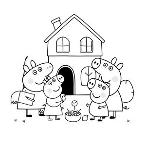 Kolorowanka Peppa Pig