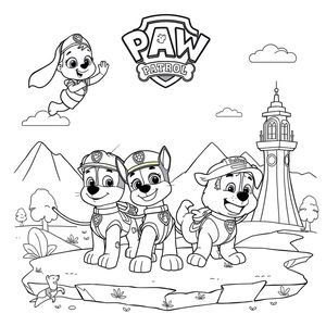 PAW Patrol Adventures Coloring Book