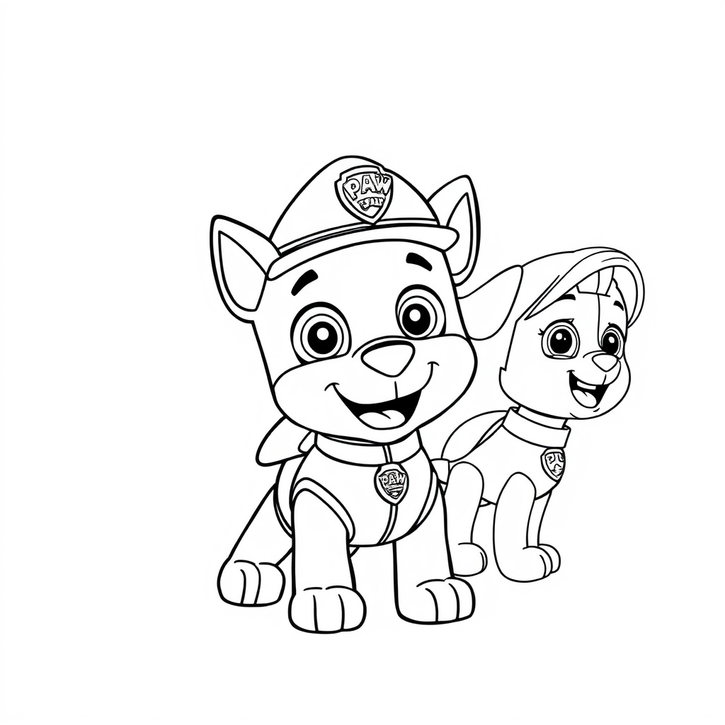 Kolorowanka Psi Patrol