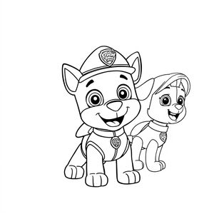 Kolorowanka Psi Patrol
