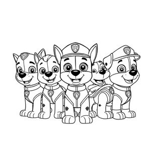 Kolorowanka Psi Patrol