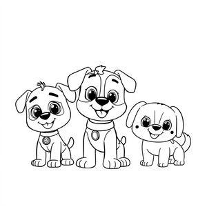 Psi Patrol - Kolorowanka Akcji