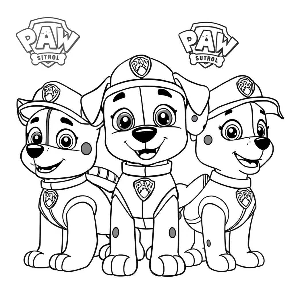 PAW Patrol: Mission Coloring