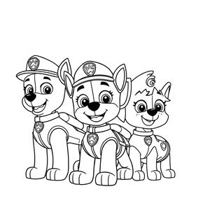 Kolorowanka Psi Patrol