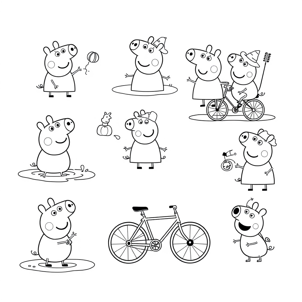 Kolorowanka z Peppą
