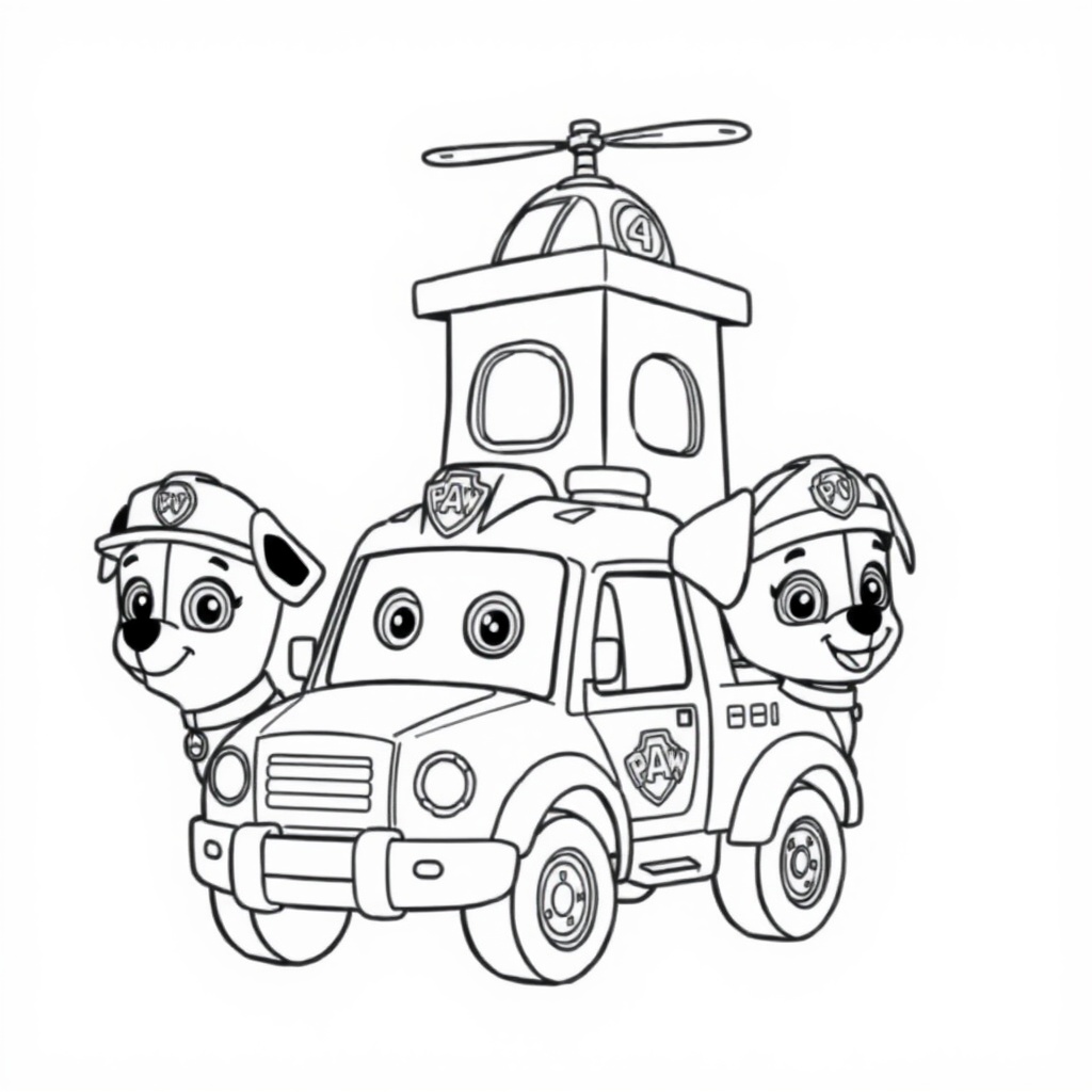 Kolorowanka Psiego Patrolu