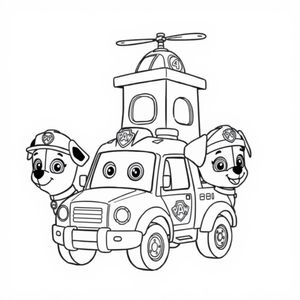 Kolorowanka Psiego Patrolu