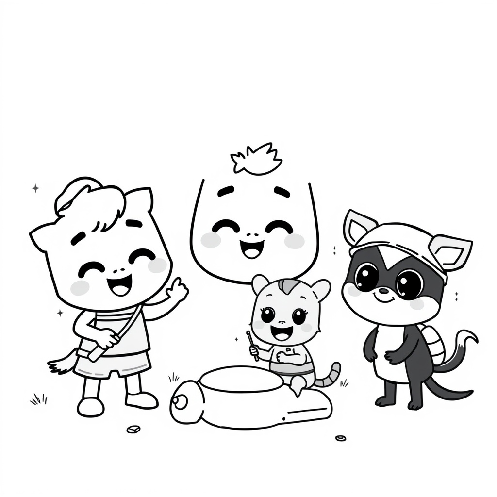 Libro de Colorear de Aventuras de Bluey