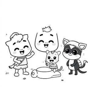 Libro de Colorear de Aventuras de Bluey