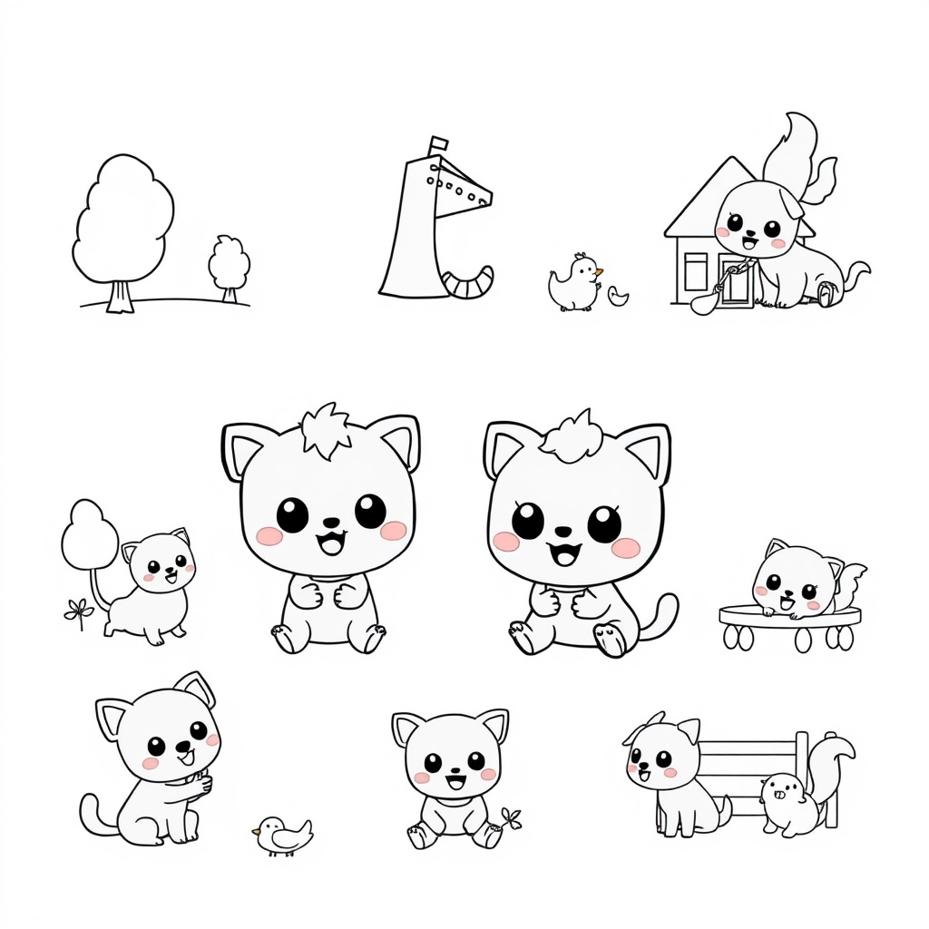 Przygody Bluey i Bingo: Kolorowanka