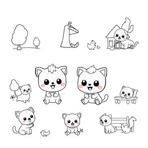 Przygody Bluey i Bingo: Kolorowanka