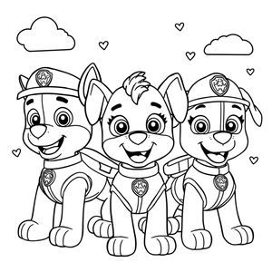 PAW Patrol: Mission and Adventure Coloring Book