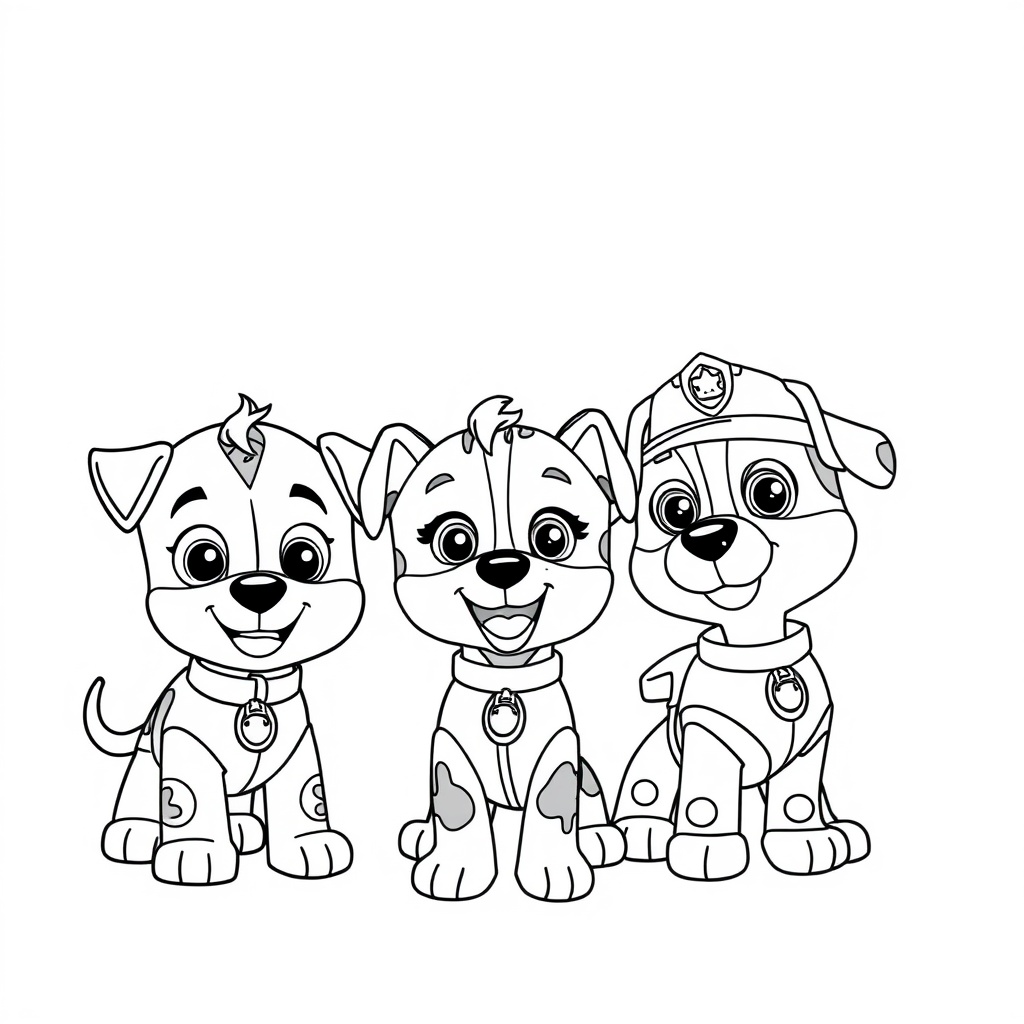 Kolorowanka: Psi Patrol
